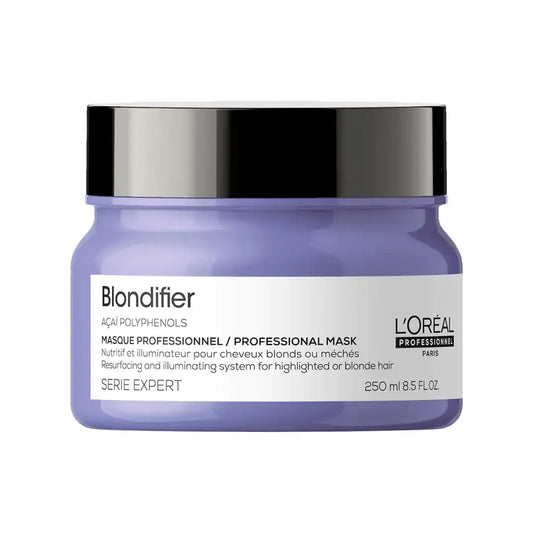 LOreal Professionnel Blondifier Mask - Nourishing & Smoothing Treatment For Blonde or Bleached Hair Enhances Shine &