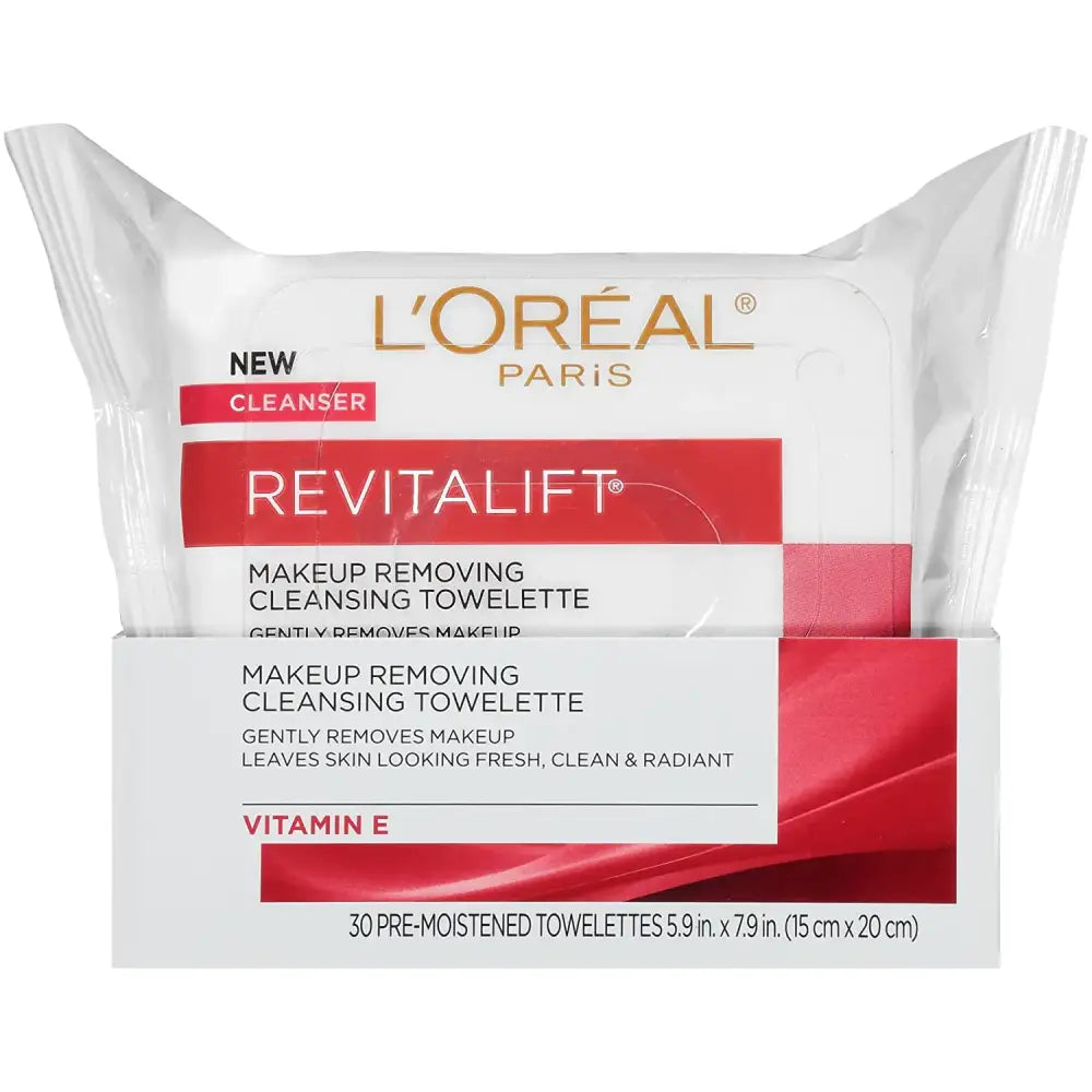 Loreal Revitalift Wet Cleansing Towelettes 30 Count (3 Pack) - n/a