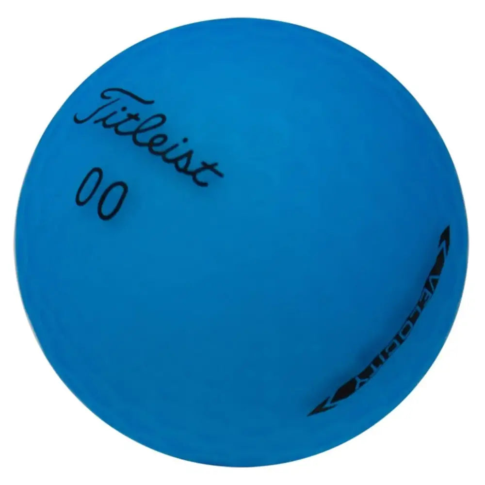 LostGolfBalls - 36 Titleist Matte Blue Velocity Golf Balls in Pristine Condition 2023 Year Model Like New Quality