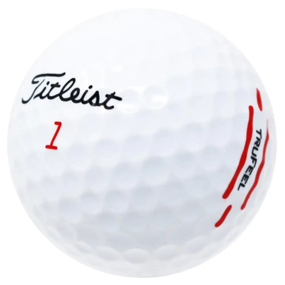 LostGolfBalls - 48 Titleist TruFeel Golf Balls in Mint Condition 2023 Year Model Like New Quality No Logos No Player