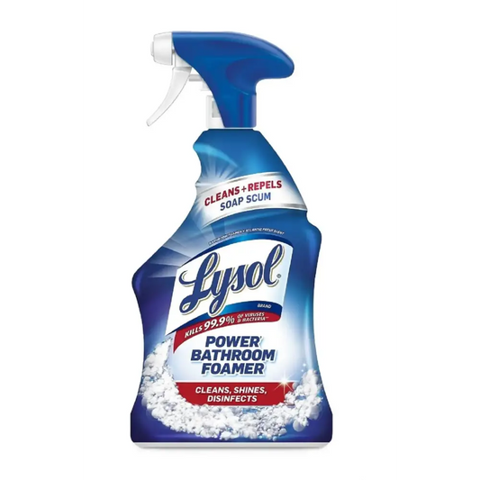 Lysol - 1920090036 Power Bathroom Cleaner Spray 132oz Pack of 6 (Packaging May Vary) - n/a