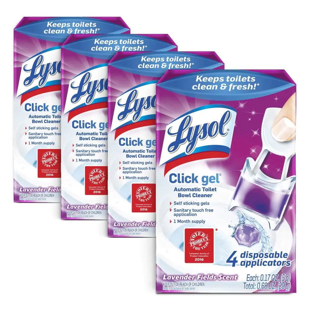 Lysol Automatic Toilet Bowl Cleaner Lavender (Pack of 4 24 Count Total) - Lavender / 24 Pack