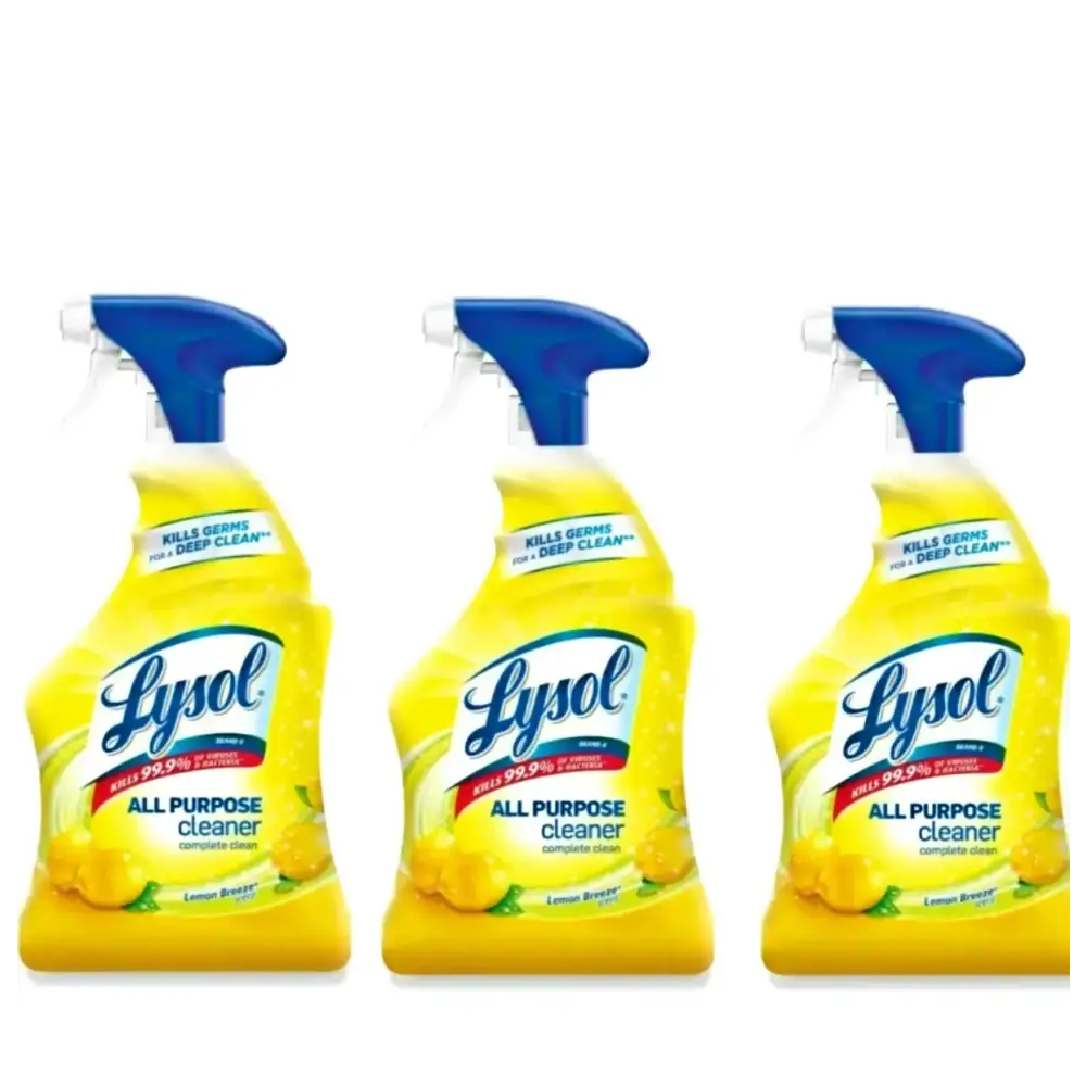Lysol Disinfectant Spray Lemon Breeze 19 oz (Pack of 3) - n/a