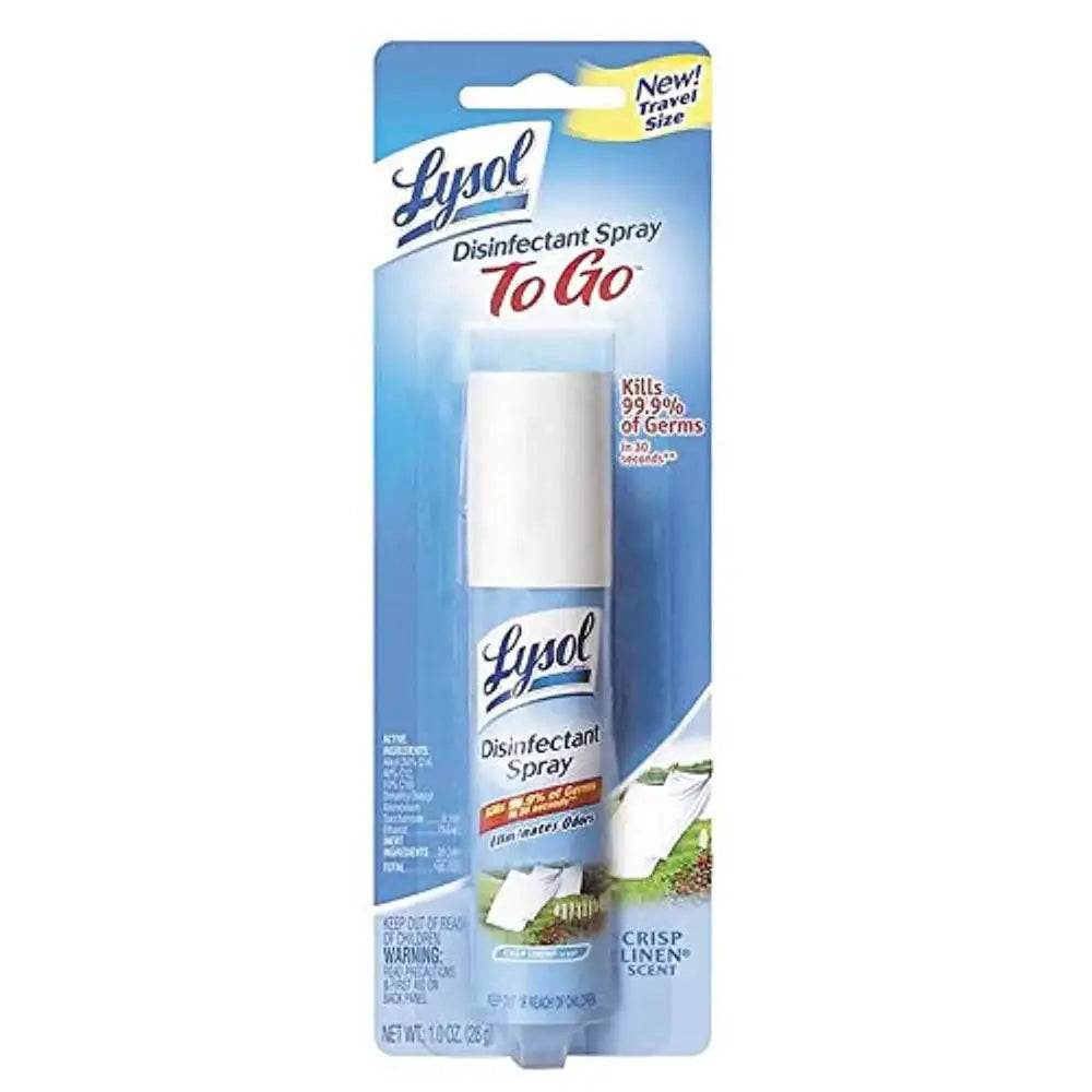 Lysol Disinfectant Spray To Go Crisp Linen 1 Ounce - 1 Ounce (Pack of 1)