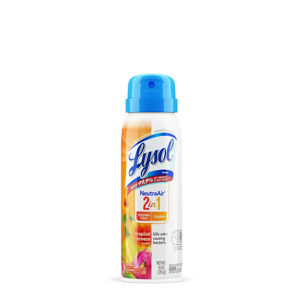 Lysol Lysol Neutraair Disinfectant Spray 2 In 1: Eliminates Odors and Disinfects Tropical Breeze 10 Fl. Oz - Tropical
