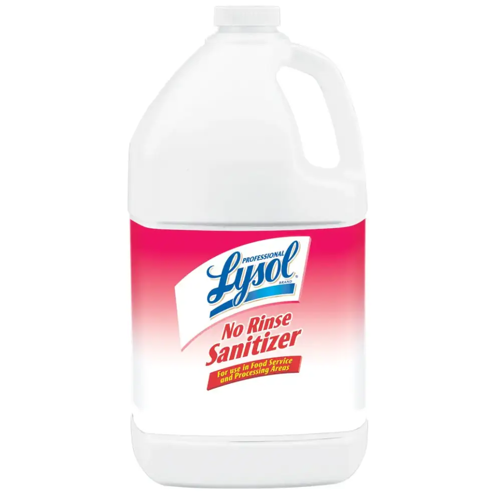 Lysol Professional No Rinse Sanitizer 128 Ounce (Pack of 4) - n/a
