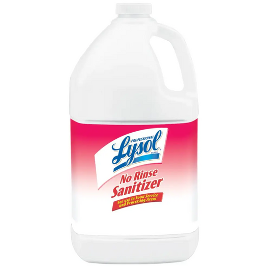 Lysol Professional No Rinse Sanitizer 128 Ounce (Pack of 4) - n/a