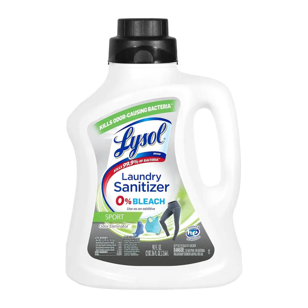 Lysol Sport Laundry Sanitizer Additive Sanitizing Liquid for Gym Clothes and Activewear Eliminates Odor Causing