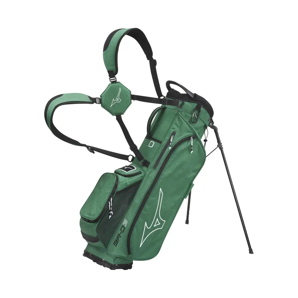 Mizuno BR-D3 Stand Golf Bag | 8 1/2 Inches | Heathered Green - Heathered Green