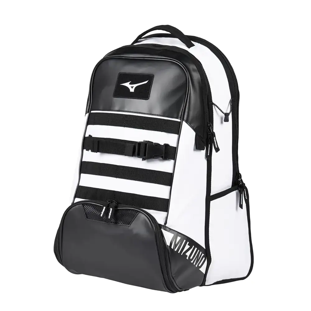 Mizuno MVP Backpack 22 White-Black - White-black