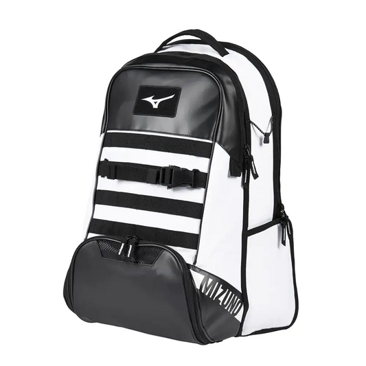 Mizuno MVP Backpack 22 White-Black - White-black