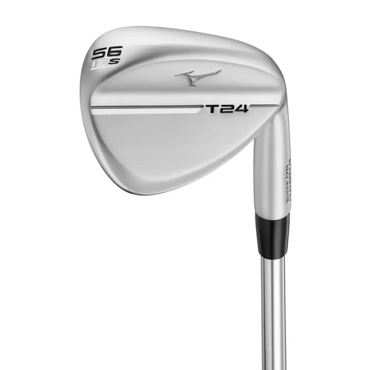 Mizuno T24 Soft White Satin | 56 Degrees / 10 Bounce | LH/Steel/Wedge - Left / Soft White Satin / 56 Degrees / 10 Bounce
