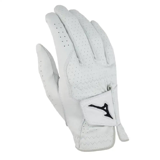 Mizuno Tour Golf Glove | Mens Right Hand Golf Glove | White/Black | Large - Right / Large / White/Black