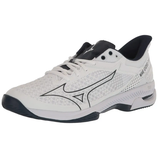 Mizuno Wave Exceed Tour 5 AC Men Tennis Shoe White-Dress Blue 10 - White-dress Blue / 10