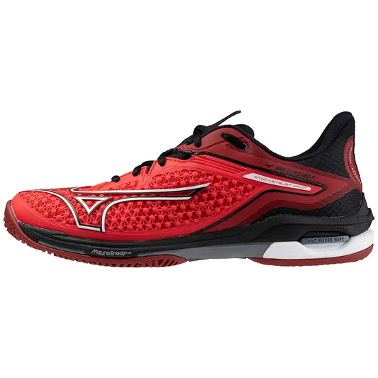 Mizuno Wave Exceed Tour 6 AC Men Tennis Shoe Radiant Red-White 11.5 - Radiant Red-white / 11.5