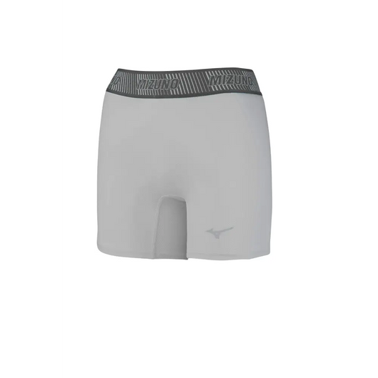 Mizuno Womens Aero Vent Padded Sliding Short Grey X-Large - Women’s Aero Vent Padded Sliding Short / Grey / X-Large