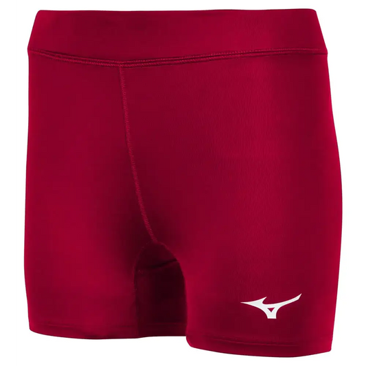 Mizuno Womens Standard Vortex V2 Volleyball Short Red Medium - Red / Medium