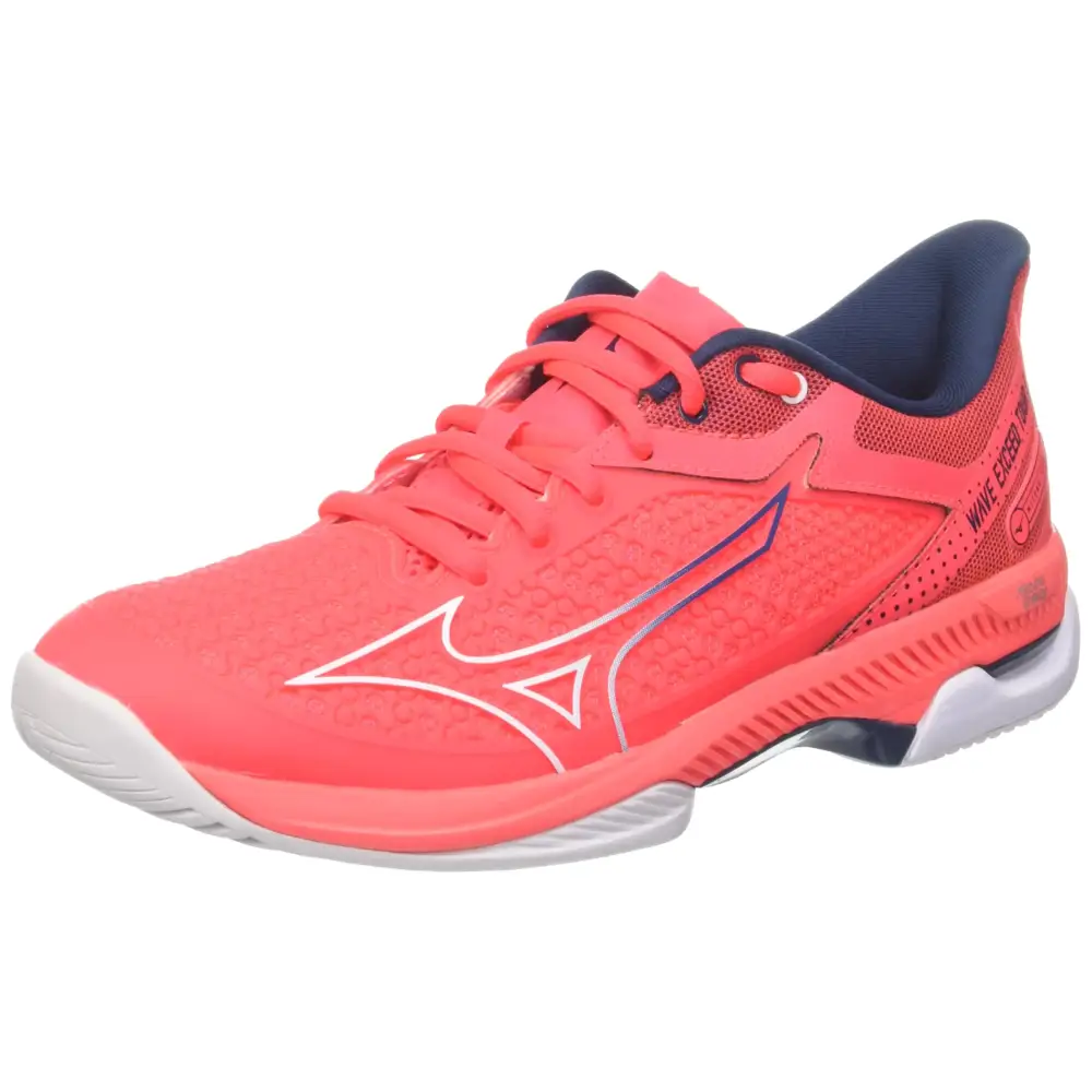 Mizuno Womens Tennis Shoe Driven Pink-White 9.5 - Driven Pink/White / 9.5