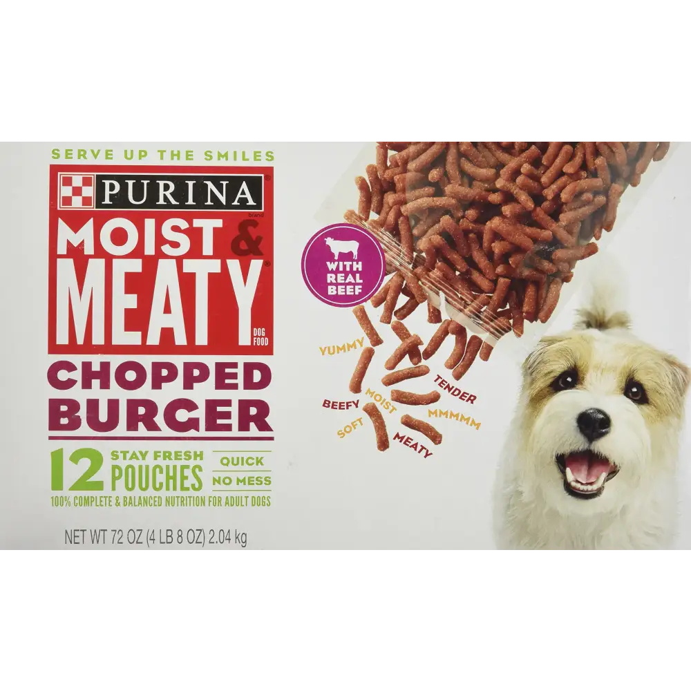 Moist & Meaty Chopped Burger by Nestle Purina Petcare - n/a