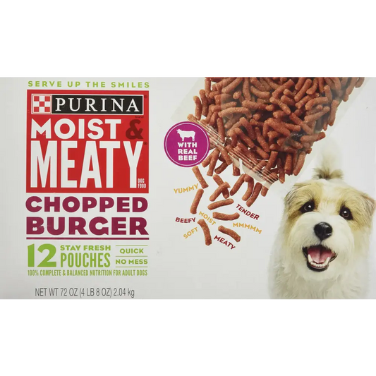 Moist & Meaty Chopped Burger by Nestle Purina Petcare - n/a