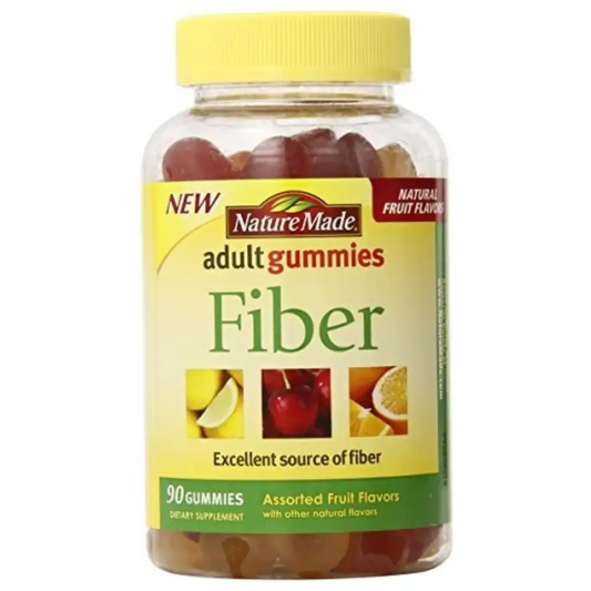 Nature Made Fiber Adult Gummies Assorted Fruit 90 ea (Pack of 3) - n/a
