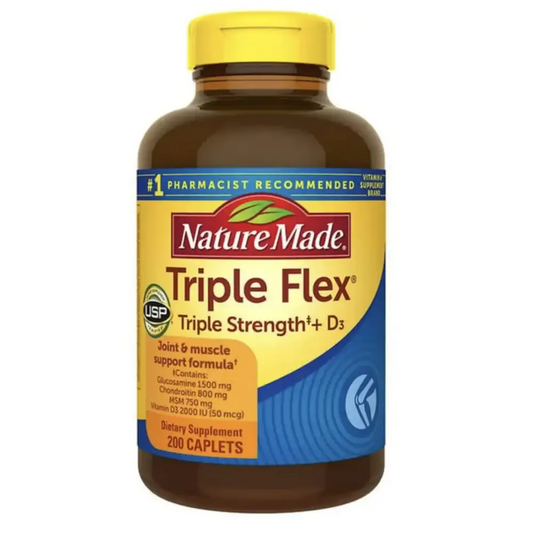 Nature Made TripleFlex Triple Strength Caplets (200) - Unflavored / 200 Count (Pack of 1)