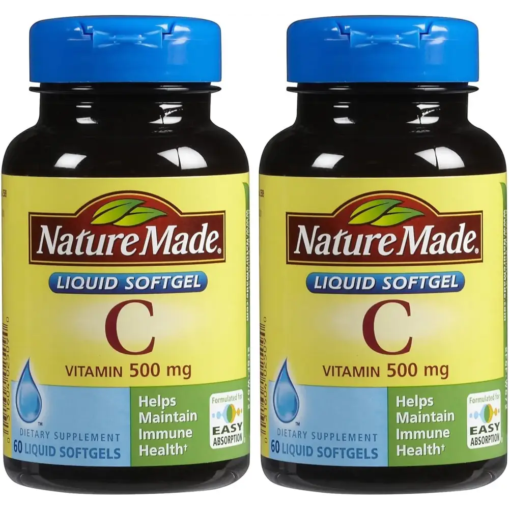 Nature Made Vitamin C 500 Mg Softgels 60-Count - Pack of 2 - 60 Count (Pack of 2)