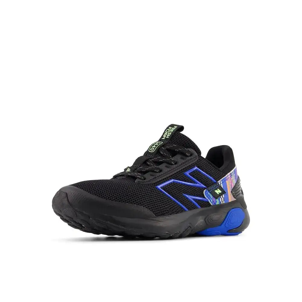 New Balance 1440 V1 Lace-up Running Shoe Black/Blue Oasis 3 Wide US Unisex Little_Kid - Black/Blue Oasis / 3 Wide