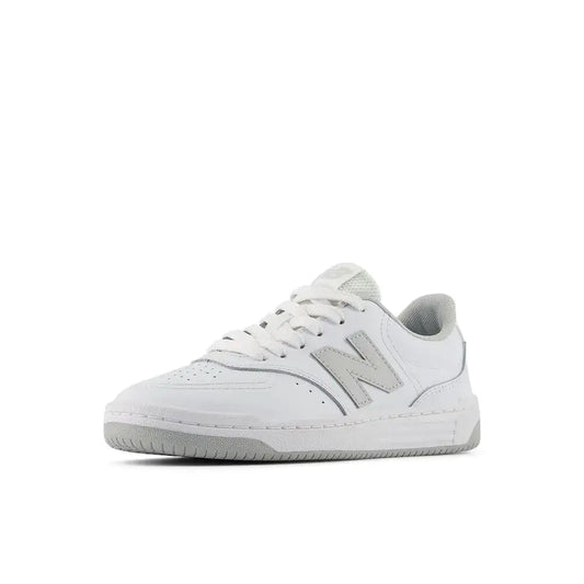 New Balance BB80 V1 Lace-Up Sneaker White/Brighton Grey 12 US Unisex Little Kid - White/Brighton Grey / 12 Little Kid