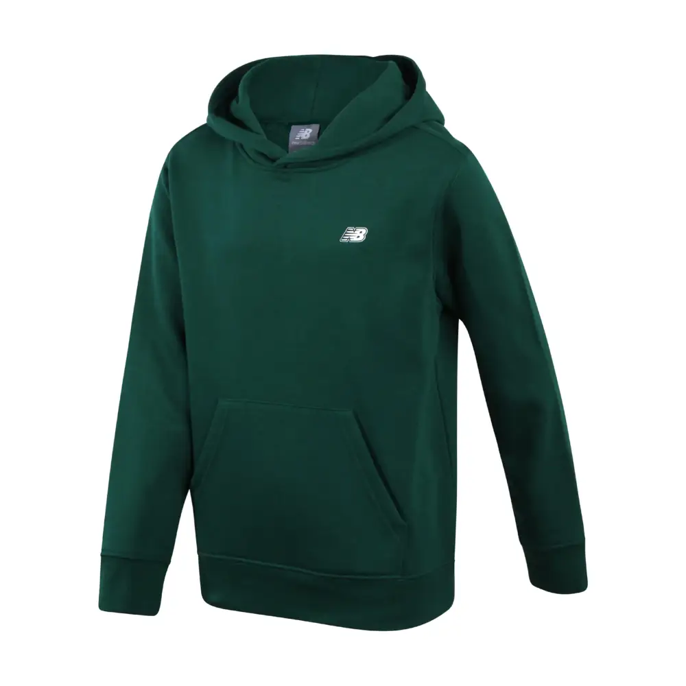 New Balance Boys Hoodie - Soft Cotton Blend Fleece Active Pullover Hooded Sweatshirt - Athletic Hoodies for Boys (2T-