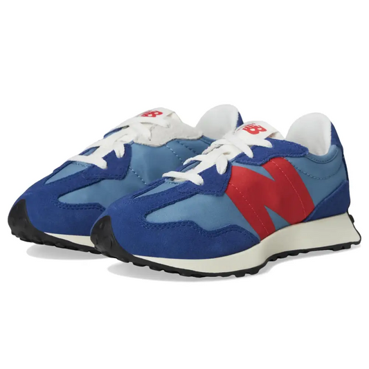 New Balance Girls 327 (Little Kid) Sneaker Inkwell/True Red 11 Wide - Inkwell/True Red / 11 Wide Little Kid