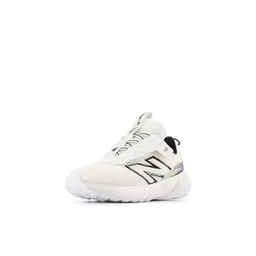 New Balance Kids New-b 1440 V1 Hook & Loop Running Shoe White/Black/Purple Fade 9.5 US Unisex Toddler