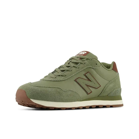 New Balance Mens 515 V3 Sneaker White/Olive 9.5 - White/Olive / 9.5