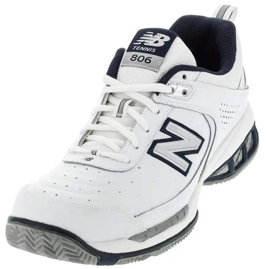 New Balance Mens 806 V1 Tennis Shoe White 12.5 M US - White / 12.5