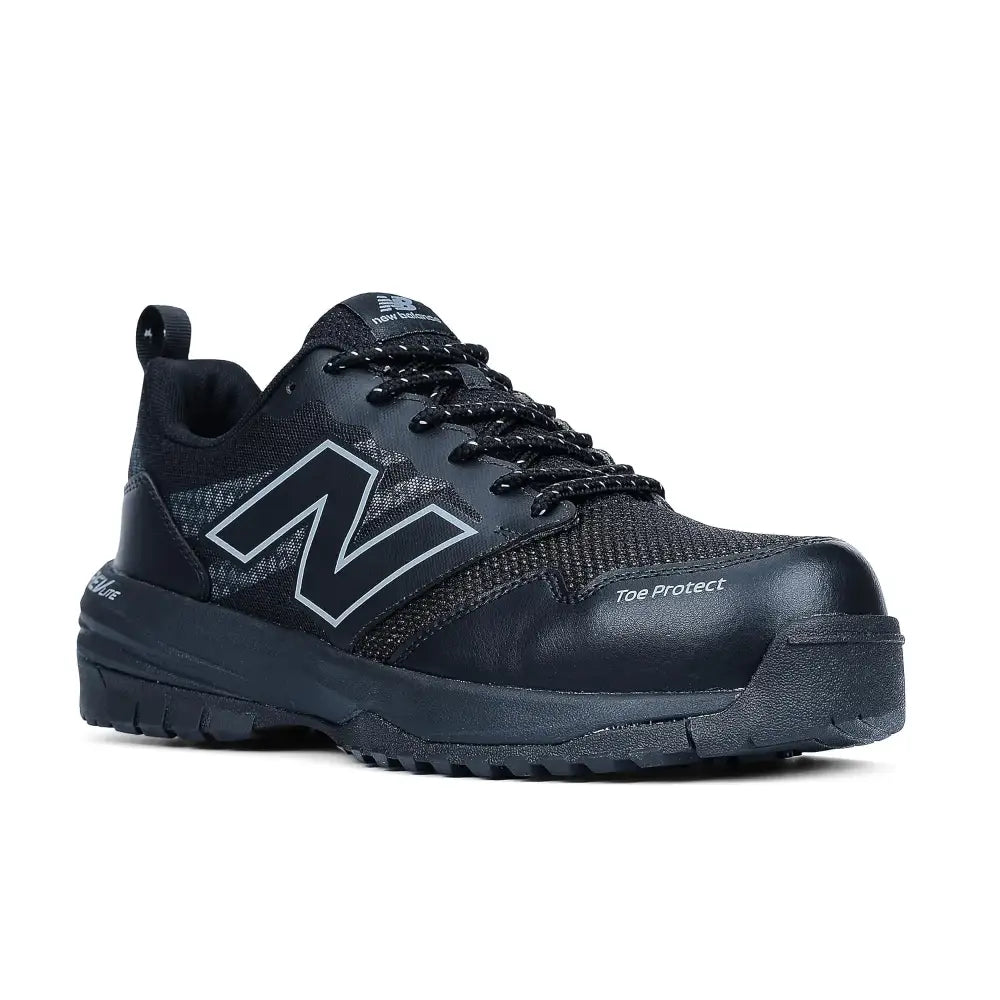 New Balance Mens Composite Toe Quikshift Industrial Shoe Black/Black/Black 16 Wide - Black/Black/Black / 16 Wide