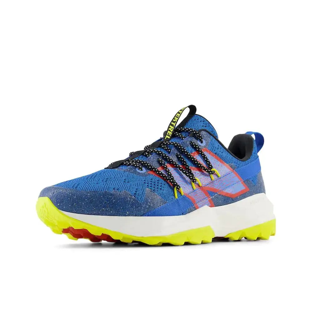 New Balance Mens DynaSoft TEKTREL V1 Trail Running Shoe Blue Oasis/Neo Flame/Lemon Zest 10.5 - Blue Oasis/Neo