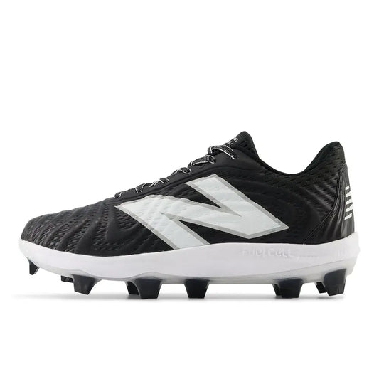 New Balance Mens FuelCell 4040 V7 Molded Baseball Shoe Black/Optic White 5.5 Wide - Black/Optic White / 5.5 Wide