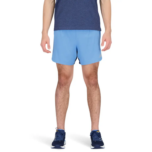 New Balance Mens Impact Run 5 Inch Short 22 Heritage Blue XX-Large - Heritage Blue / XX-Large