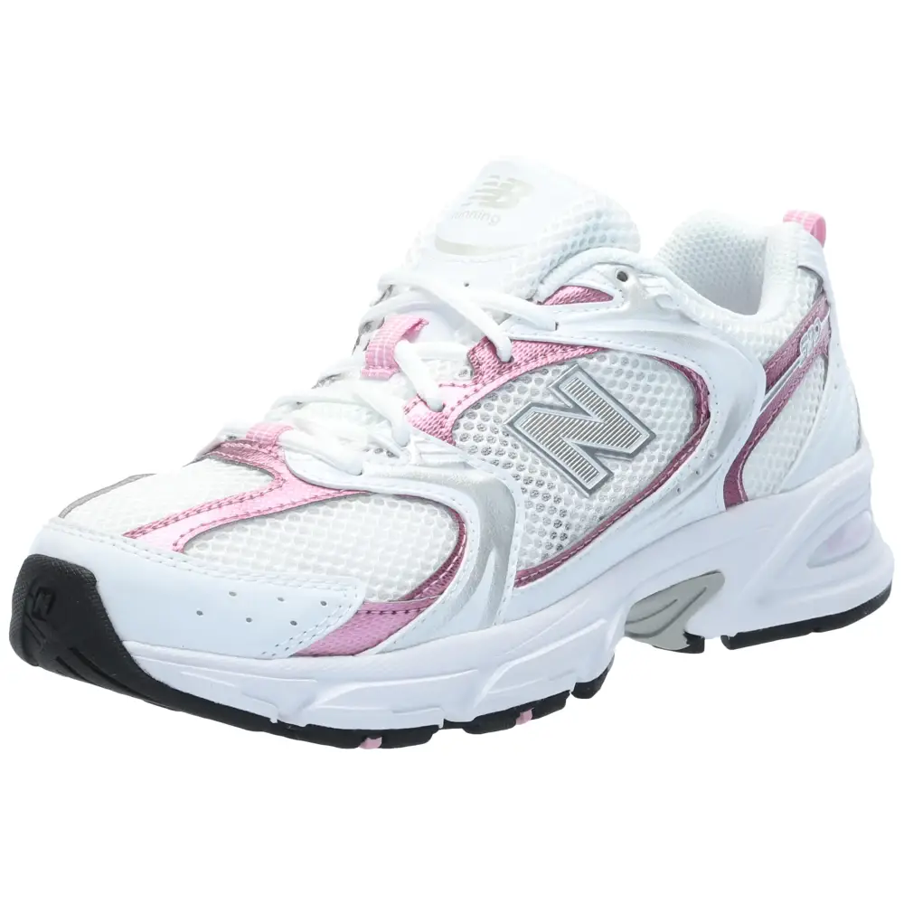 New Balance Unisex 530 Sneaker White/Pink Sugar 8.5 US Men - White/Pink Sugar / 10 Women/8.5 Men