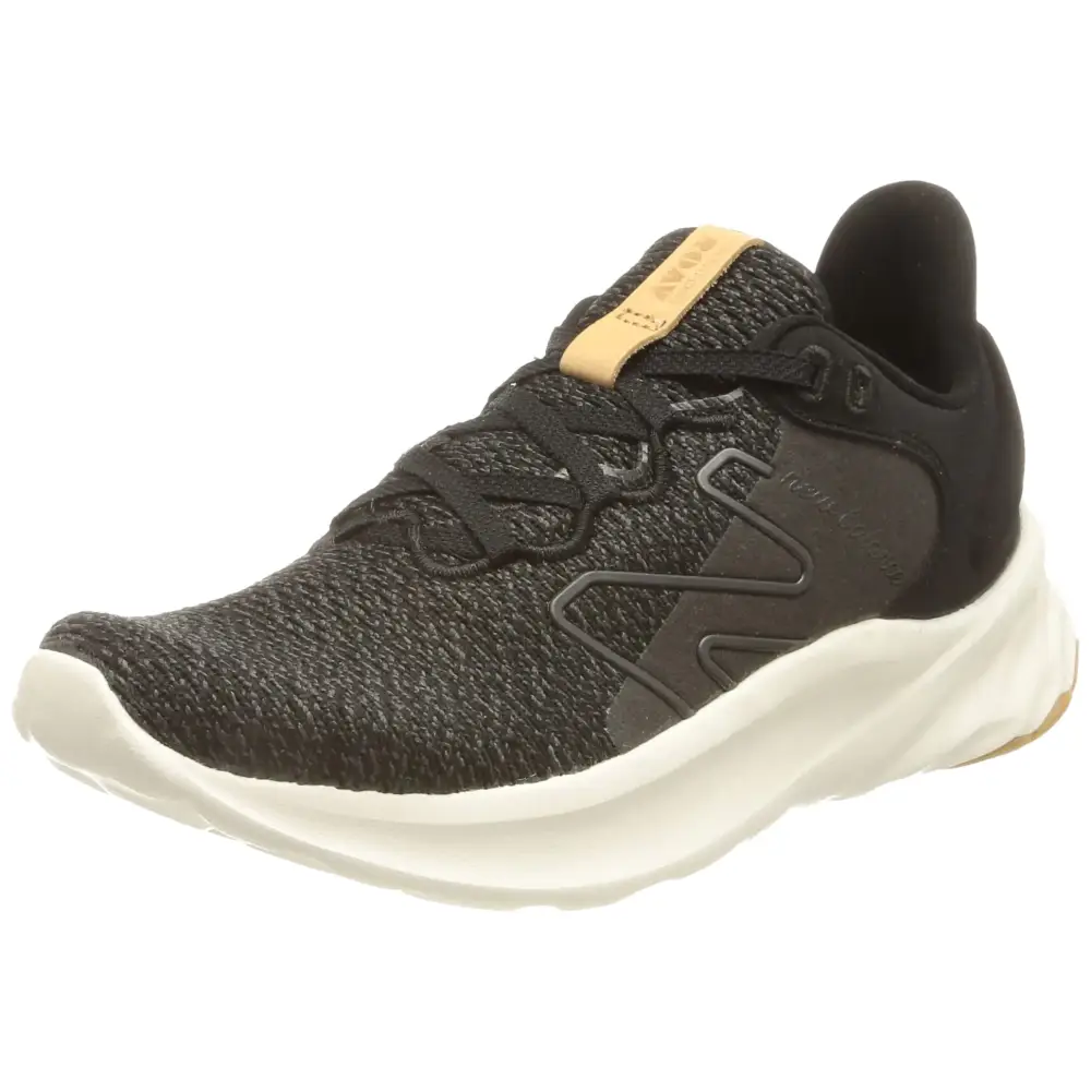 New Balance Womens Fresh Foam Roav V2 Sneaker Black/Sea Salt 9.5 - Black/Sea Salt / 9.5