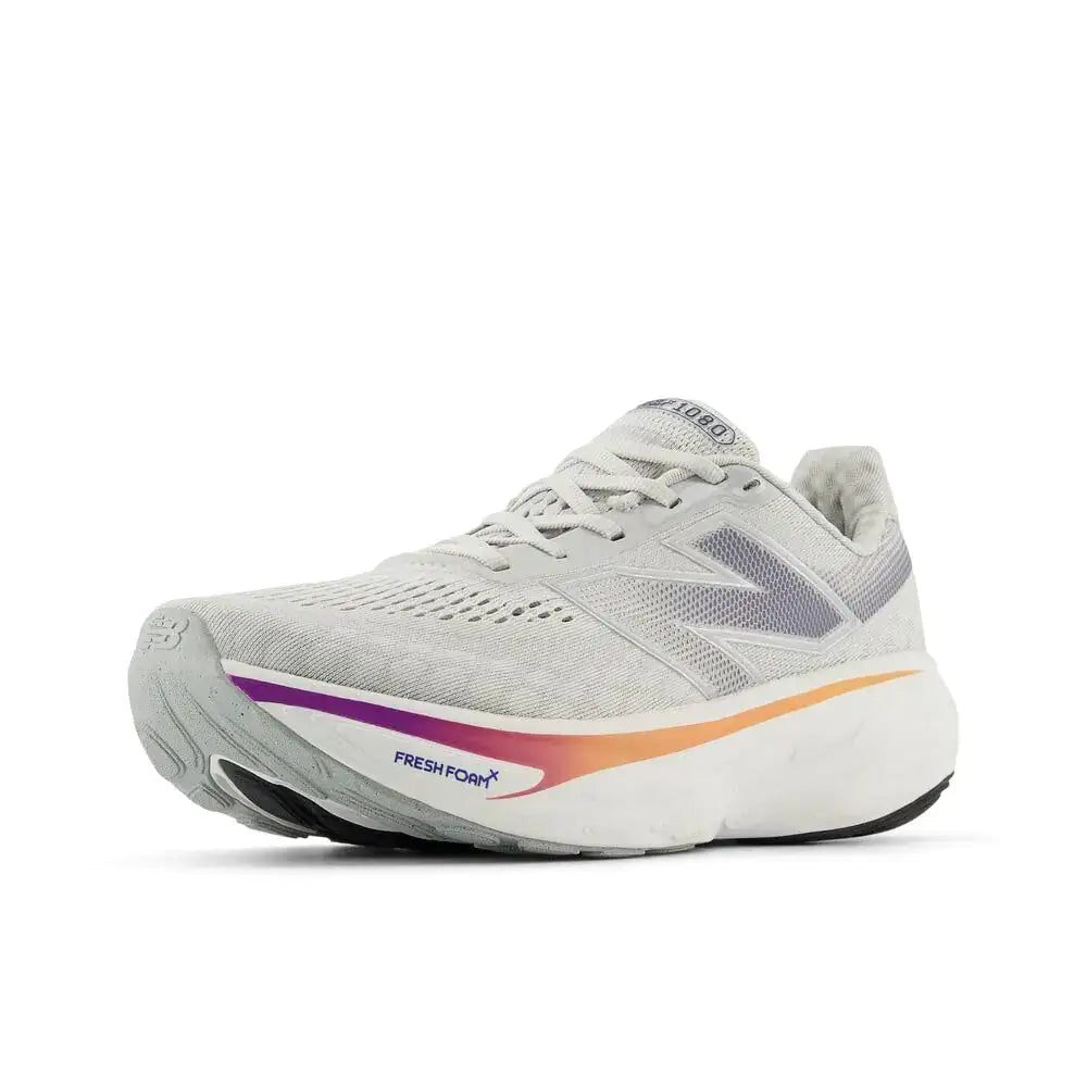 New Balance Womens Fresh Foam X 1080 V14 Running Shoe Grey Matter/Silver Metallic/Inkwell 10.5 - Grey Matter/Silver