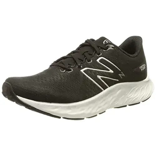 New Balance Womens Fresh Foam X Evoz V3 Running Shoe Black/Silver Metallic 8.5 - Black/Silver Metallic / 8.5