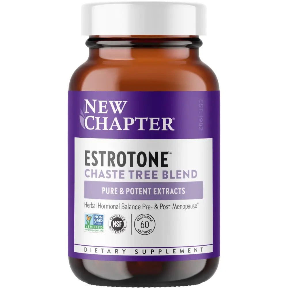 New Chapter Peri-Menopause Supplement - Estrotone Herbal Hormone-Balance Blend with Black Cohosh to Reduce Hot Flashes