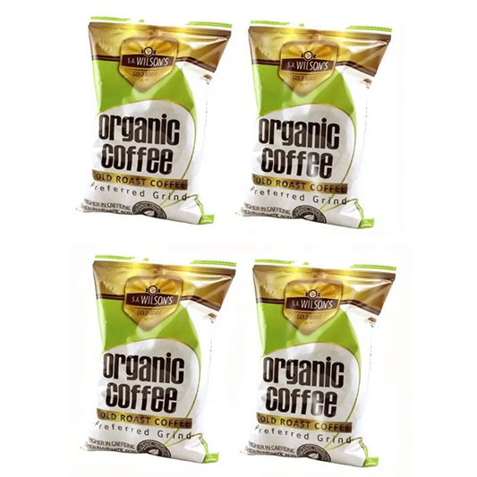 Organic Enema Coffee - One Pound - by S.A. Wilson - Pack of 4 - 4