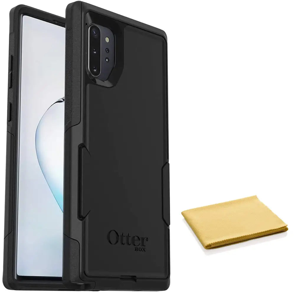OtterBox Commuter Series Case for Galaxy Note 10+ Plus - Includes Cleaning Cloth - Eco-Friendly Packaging - Black - n/a