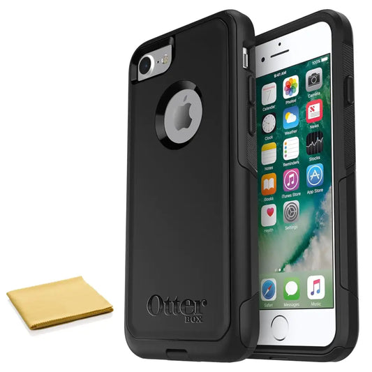 OtterBox Commuter Series Case for iPhone SE (3rd and 2nd gen) and iPhone 8/7 with Cleaning Cloth - Non Retail Packaging