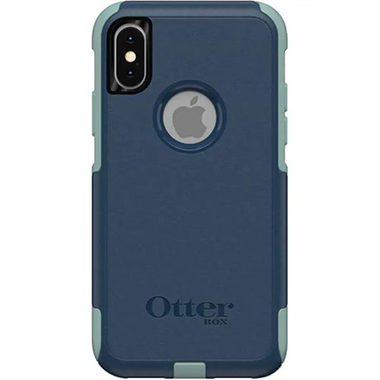 OtterBox Commuter Series Case for iPhone Xs & iPhone X - Bulk Packaging - Bespoke Way (Blazer Blue/Aquifer) - n/a