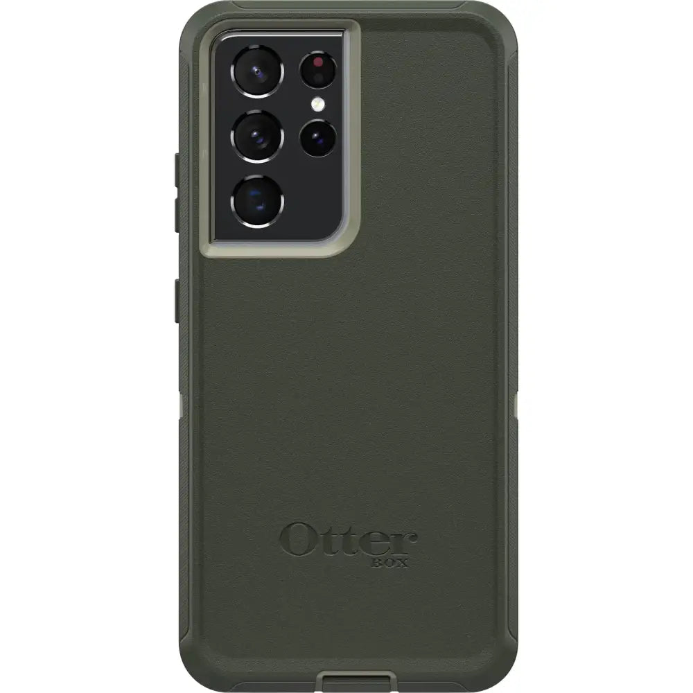 OtterBox Galaxy S21 Ultra 5G (Only) - Defender Series Screenless Edition Case - Black - Case Only - Microbial Defense