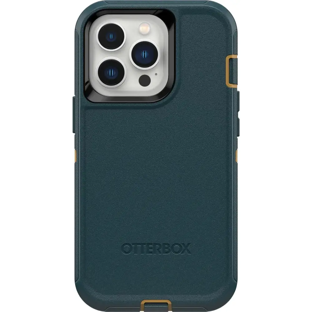 OtterBox iPhone 13 Pro (Only) - Defender Series Case - Hunter Green - Case Only - Rugged & Durable - with Port