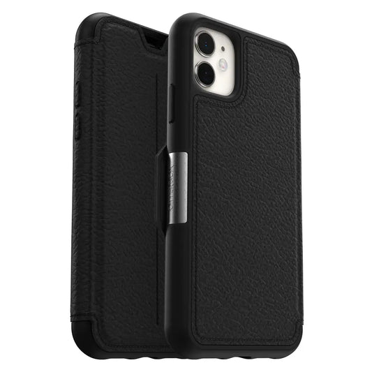 OtterBox Strada Case for iPhone 11 Shockproof Drop Proof Premium Leather Protective Folio with Two Card Holders 3X